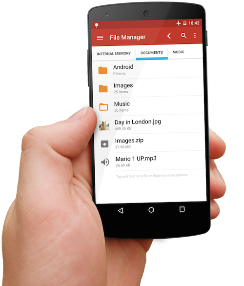 Android File Manager - File Manager In Mobile (731x586), Png Download