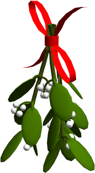 [mmd] Mistletoe Accessory By Wampa842 Mistletoe, Sarcasm, - Mmd Christmas Accessories (1032x774), Png Download