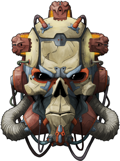 Cyberhead By Aleksandr Simonenko, Via Behance - Drawing (600x600), Png Download