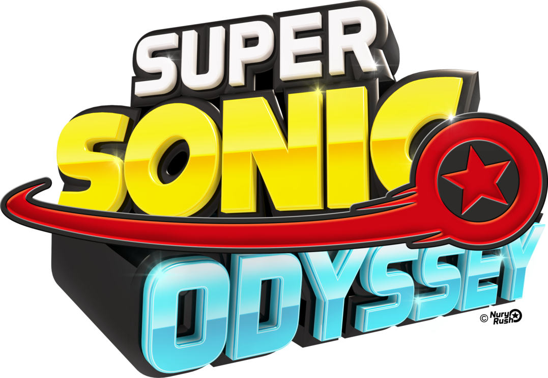 Super Mario Odyssey Logo Png - Sonic And Mario Logo (1077x742), Png Download