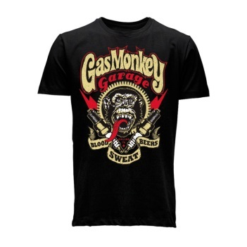 557065k Gas Monkey Blood Sweat Beer T Shirt - Official Gmg T Shirt Gas Monkey Garage Sparkplugs Blood (1050x350), Png Download