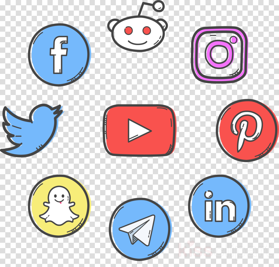 Download Social Media Logo Png Clipart Social Media - Social Media Icons Png (900x860), Png Download