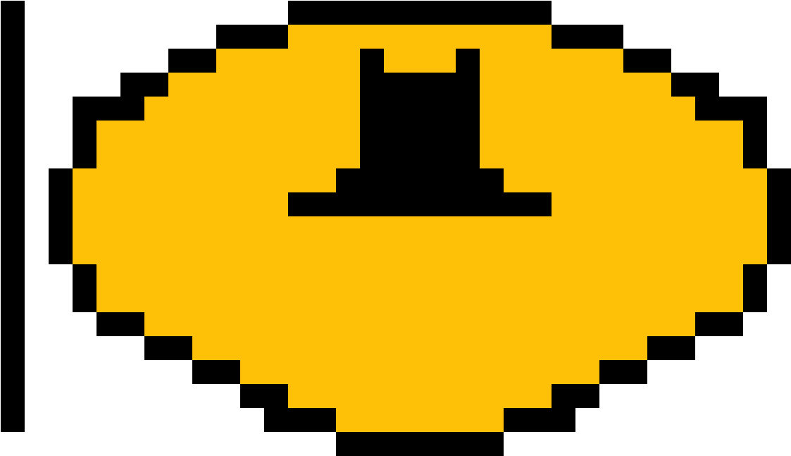 Batman Logo In Prosess - Happy Face Pixel (1190x1190), Png Download