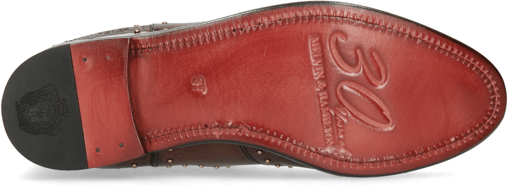 Ankle Boots Daisy 4 Mogano Nappa Aztek Rivets - Melvin & Hamilton (1024x1024), Png Download