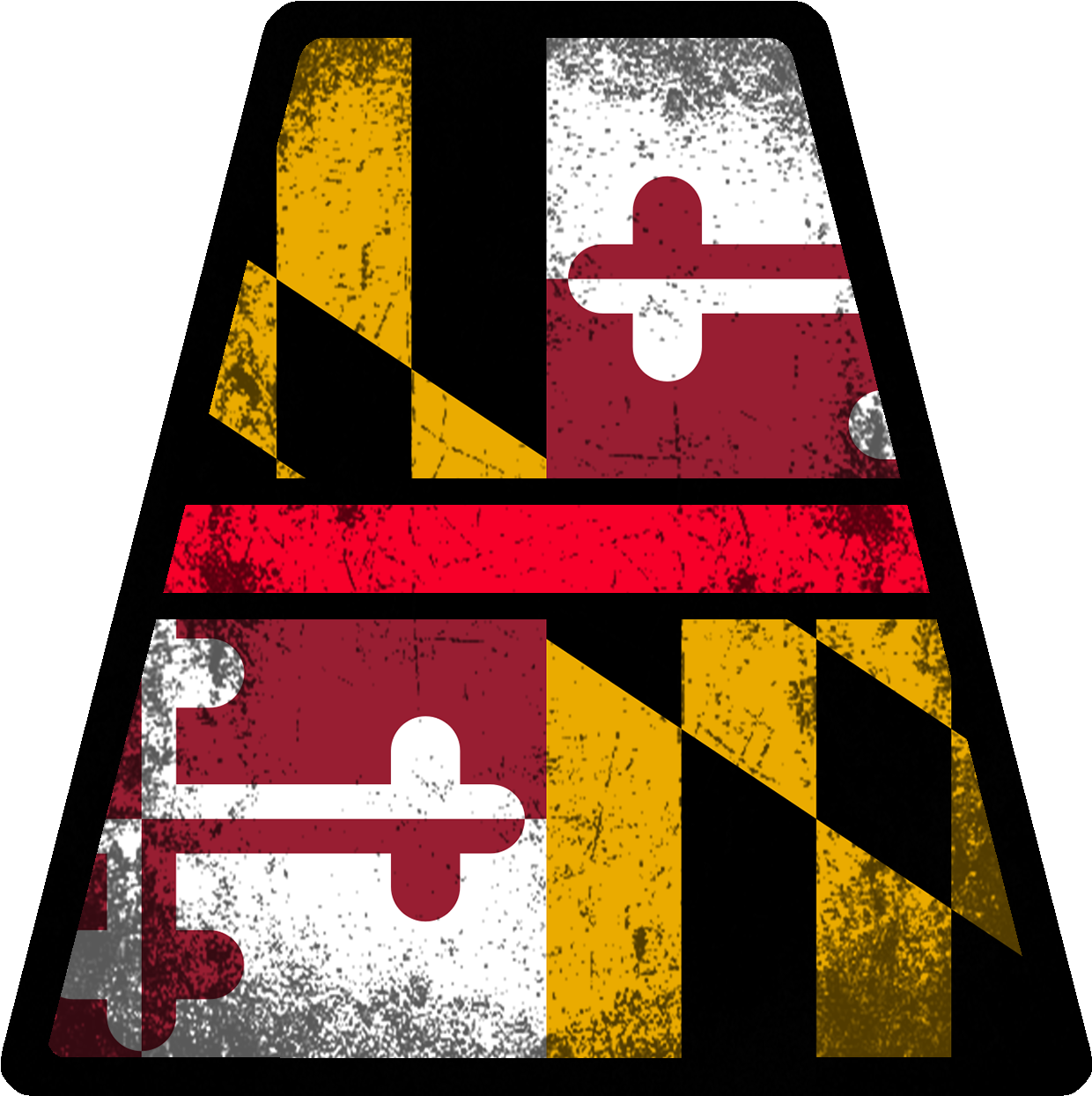 Mdtetgrunge V=1510424353 - Maryland State Flag (1440x1440), Png Download