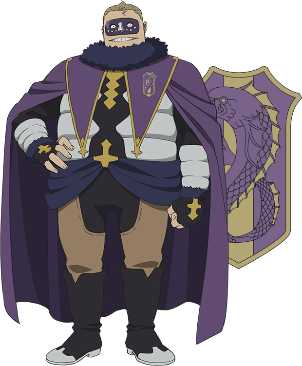 Gueldre Poizot - Black Clover Magic Knights Squads (620x751), Png Download