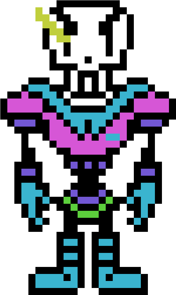Bandit Papyrus - Undertale Papyrus Sprite (768x1200), Png Download
