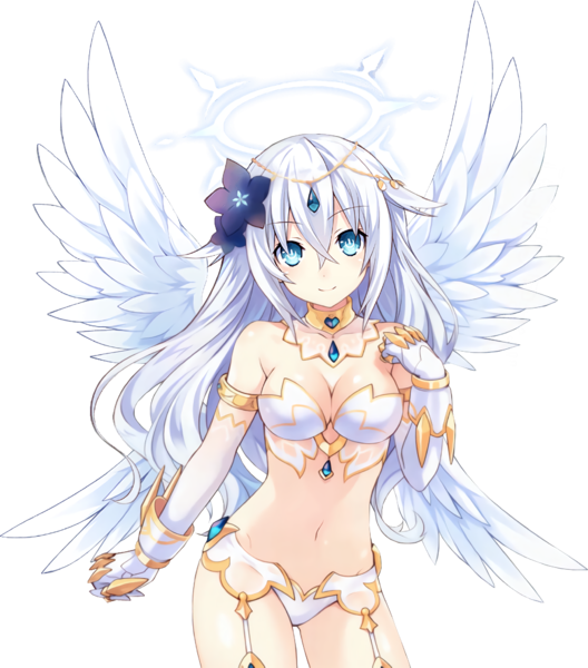 211 × 240 Pixels - Four Goddesses Online Black Heart (528x600), Png Download