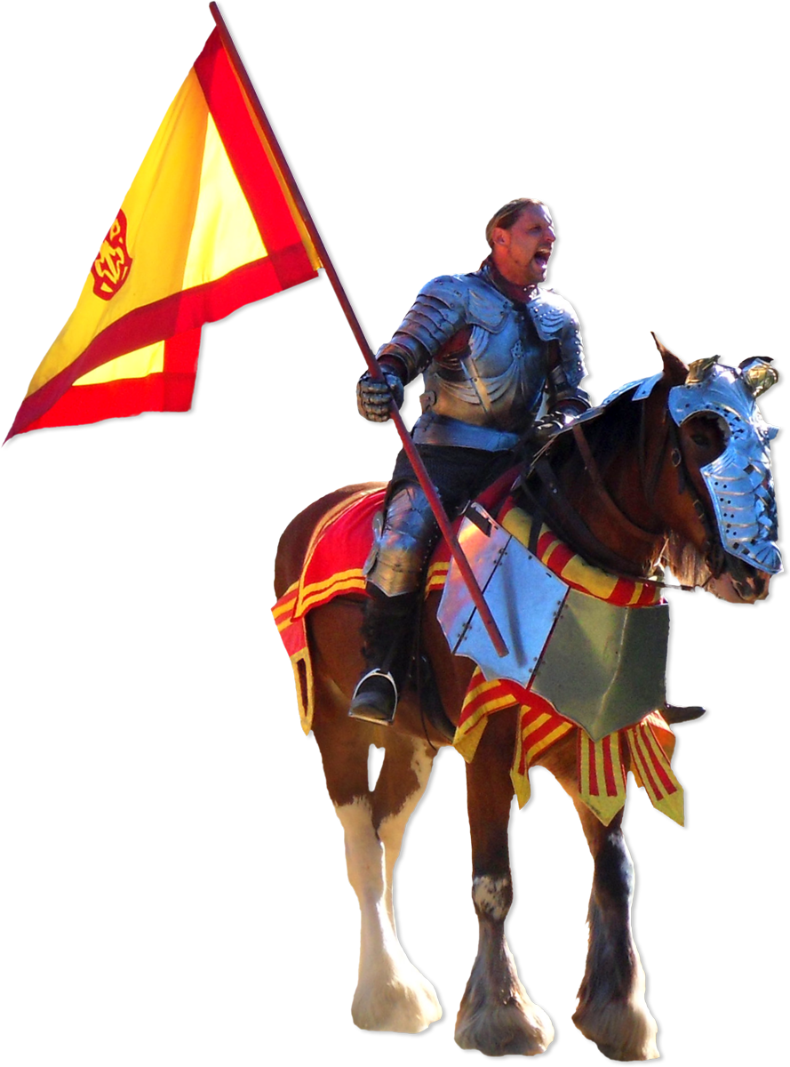 Knight On Horse At Renaissance Fair - Knight On Horse Png (889x1200), Png Download