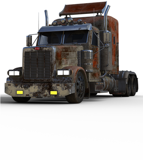 Semi Trailers, Tractor, Traffic, Auto - Semi Trailer Side View Transparent Background (495x720), Png Download