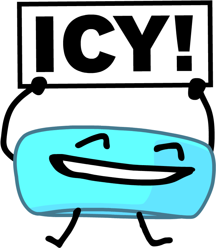 Go Ice Cube - Bfdi Go Ice Cube (756x873), Png Download