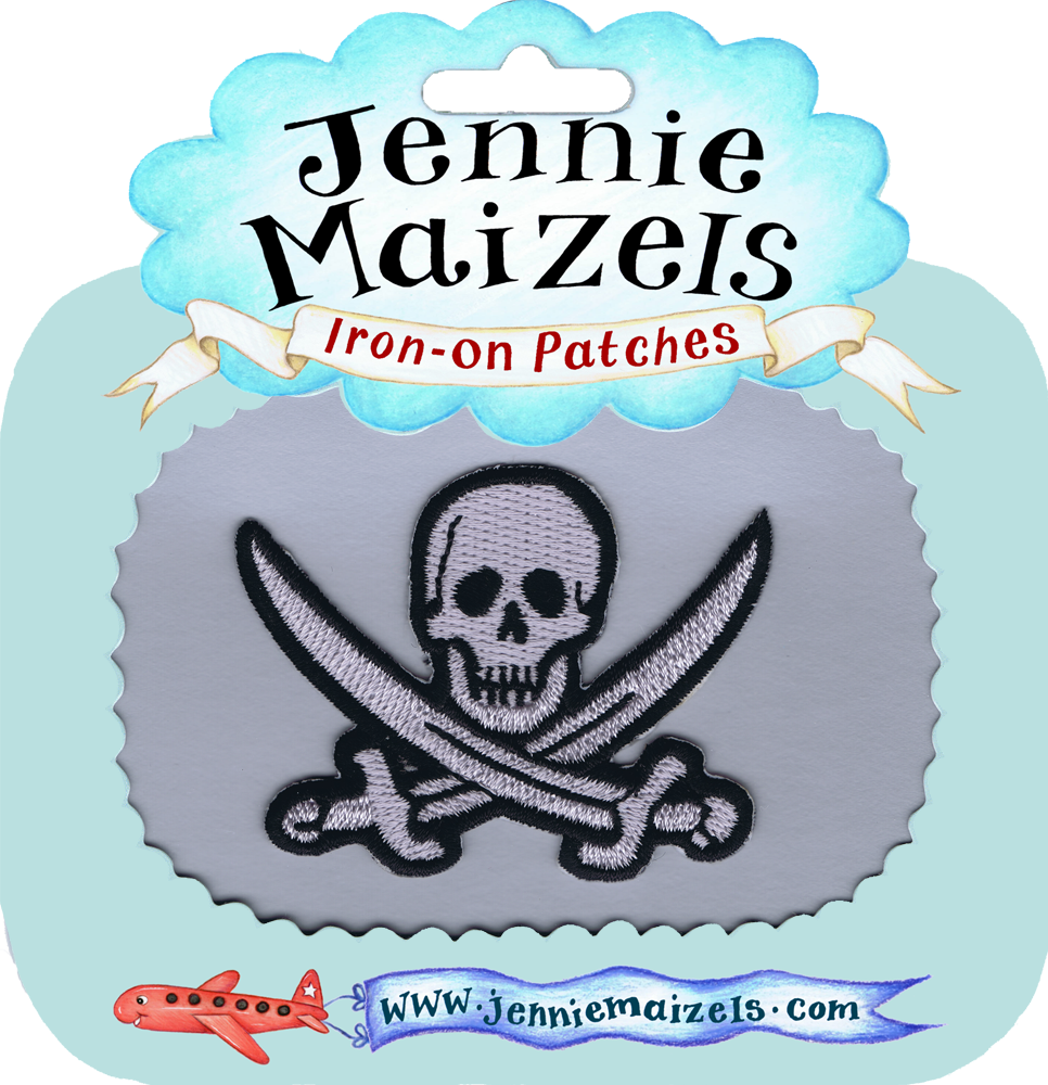 Pirate Flag Iron-on Patch (966x1000), Png Download