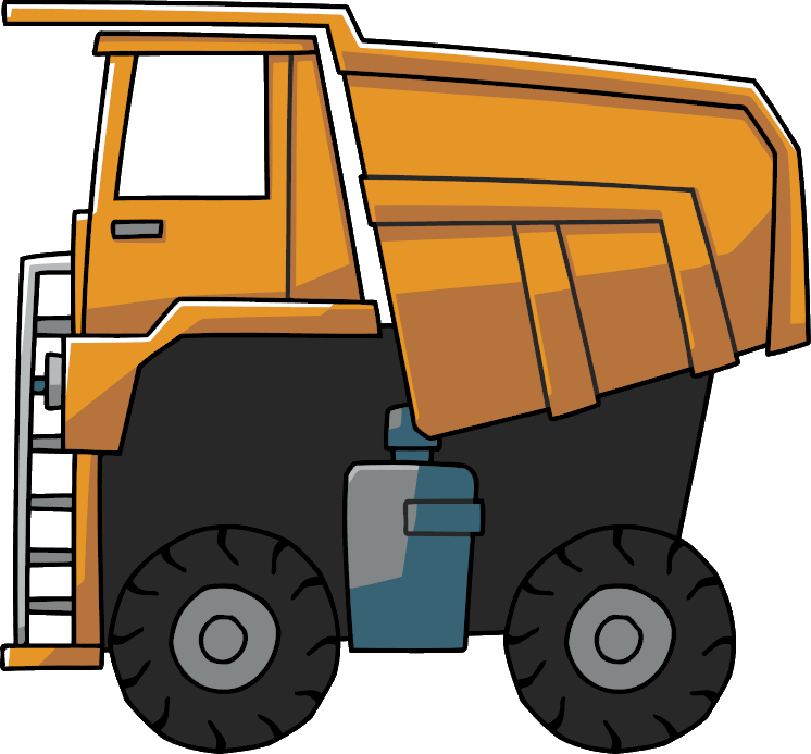 John Cena Clipart Truck - Super Scribblenauts Construction Vehicles (746x693), Png Download