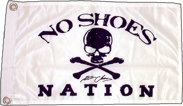 Kenny Chesney No Shoes Nation White Flag-11” X 18” - Engel 50 No Shoes Nation Cooler (800x800), Png Download