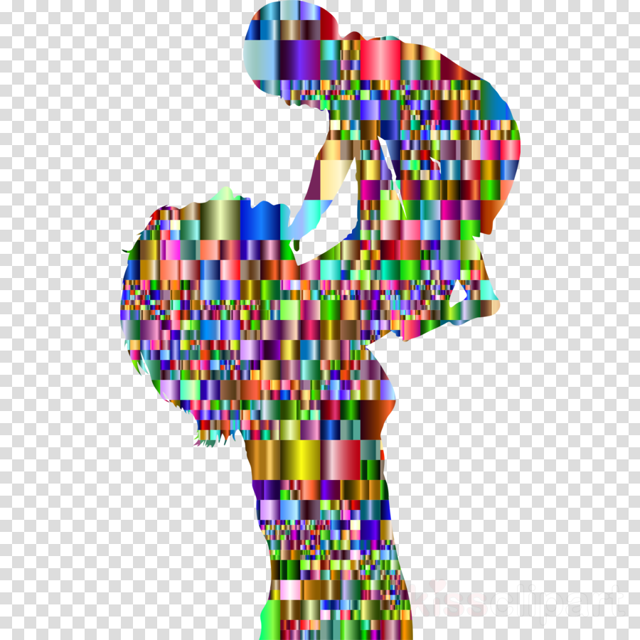 Prismatic Silhouette Clipart Silhouette Clip Art - Portable Network Graphics (900x900), Png Download