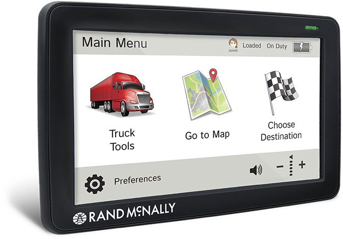 Intelliroute® Tnd™ 730 Lm Truck Gps - Rand Mcnally Truck Gps (783x524), Png Download