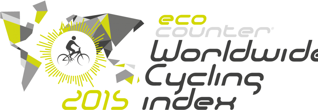 Eco-counter 2015 Worldwide Cycling Index - Eco Counter (1038x576), Png Download