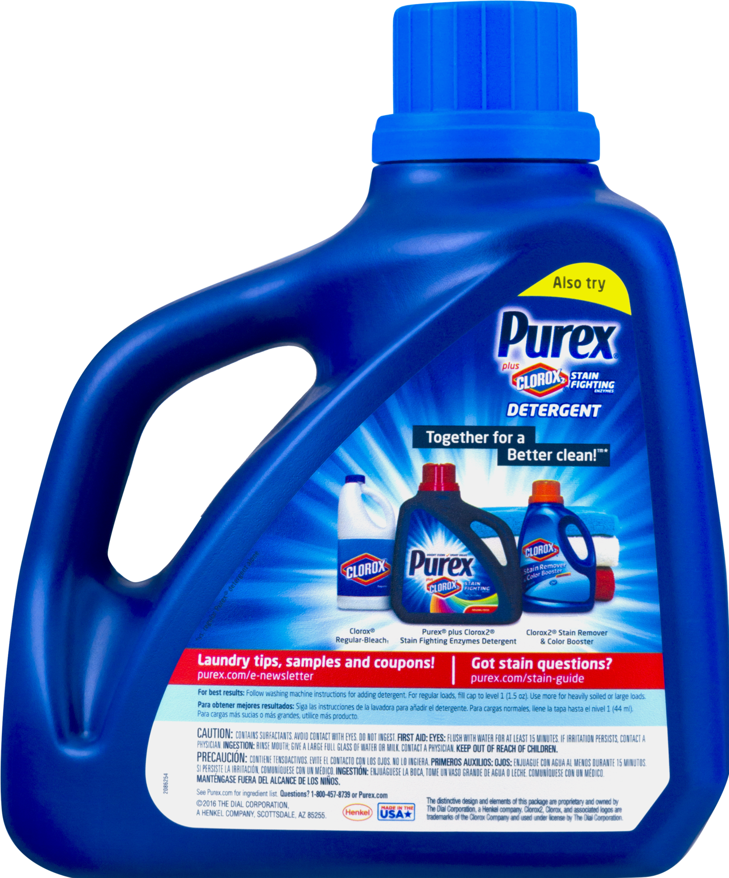 Purex Liquid Laundry Detergent, After The Rain, 150 - Purex Dirt Lift Action Fabulously Fresh Laundry Detergent (1800x1800), Png Download