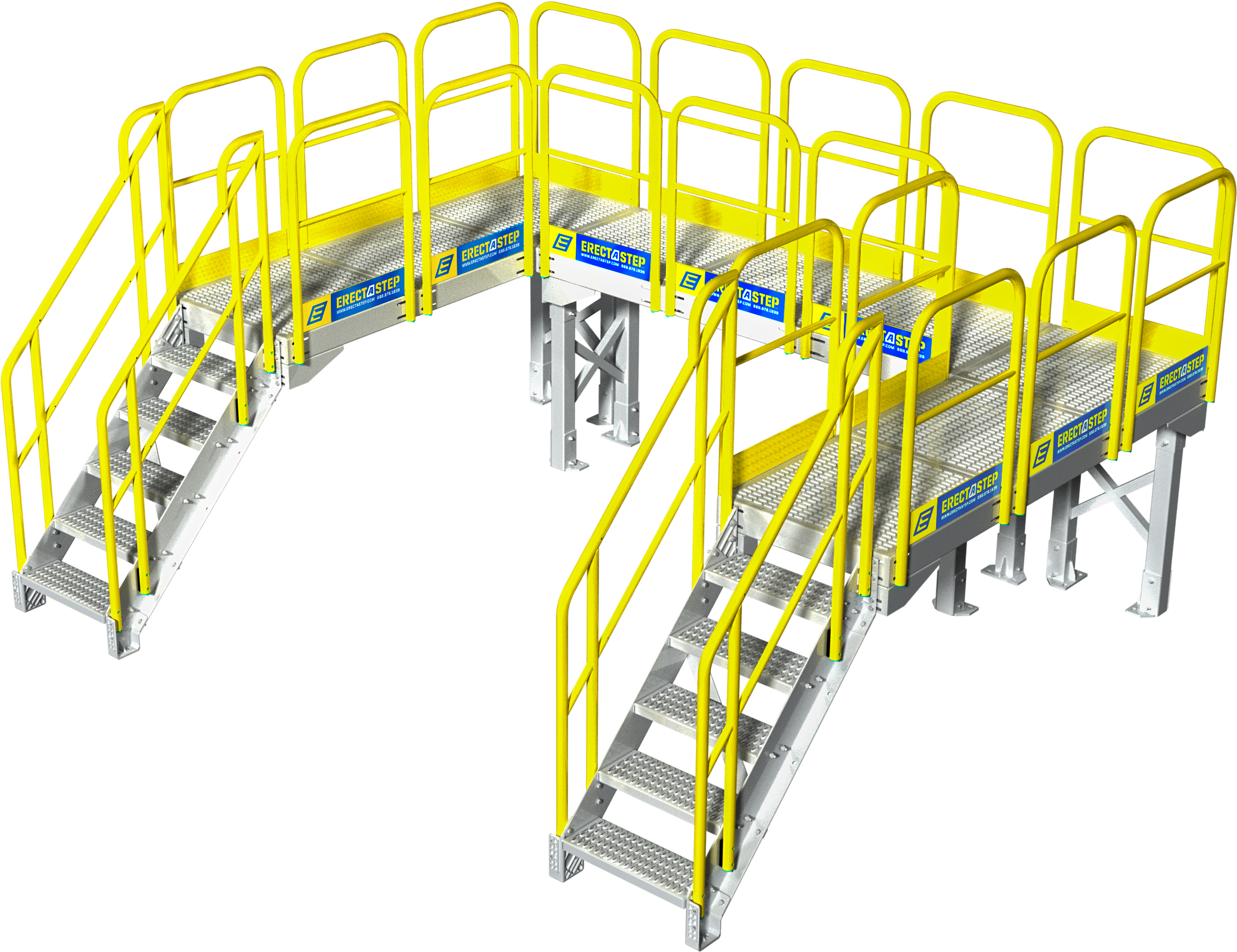 Keep Your Workers Safe With Our Assembly Line Stair - Stairs (2146x2667), Png Download