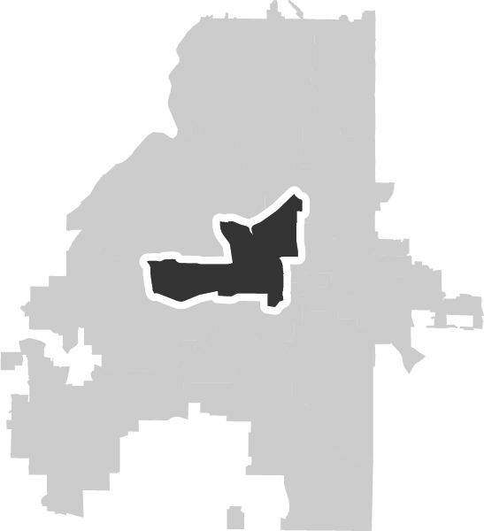 Council03 - Atlanta Mayoral Election Map (547x600), Png Download