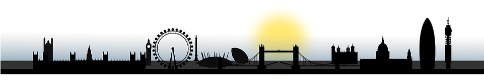 Houston Vector Skyline Singapore - London Skyline Vector Png (960x480), Png Download