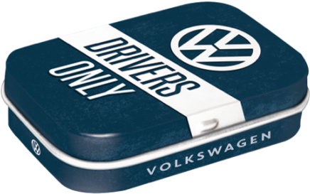 Nostalgic Art Tin Box & Mints Vw Drivers Only Small - Mint Box (600x600), Png Download