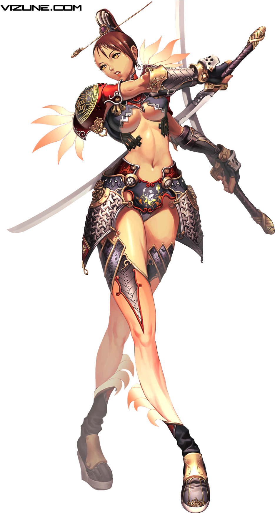 Blade And Soul - Blade & Soul Art (985x1754), Png Download