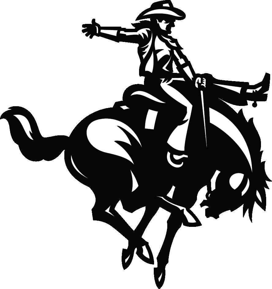 Horse And Rider Logo - Northwestern Oklahoma State Logo (888x944), Png Download