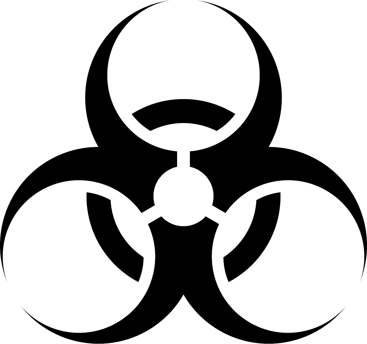 Biohazard Png - Biohazard Symbol (1200x1124), Png Download