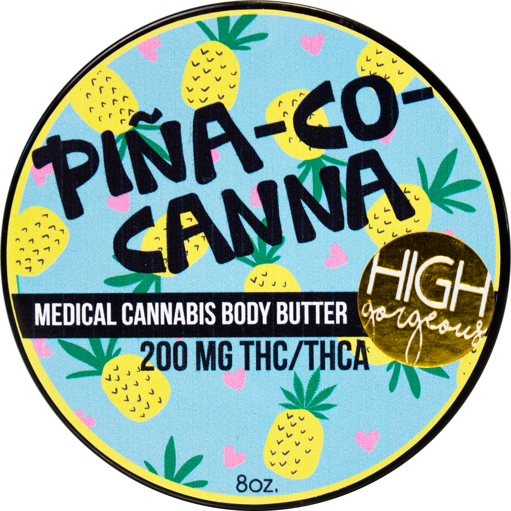 High Gorgeous Pino Co Canna Body Butter (1987x1987), Png Download