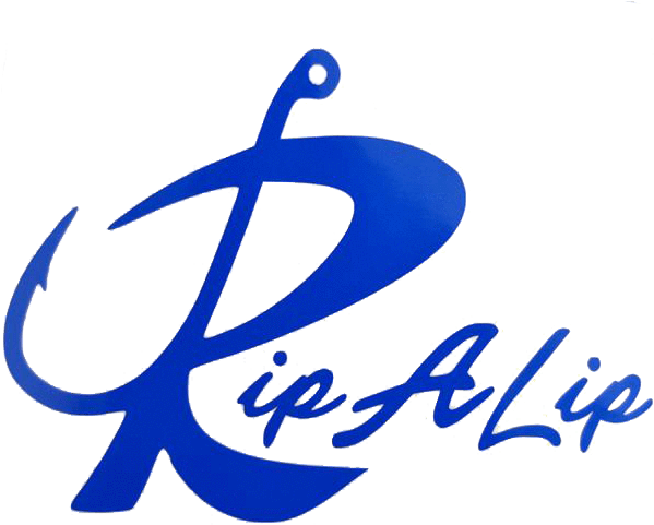 Rip A Lip Decal Small W/script Letter - Decal (600x600), Png Download