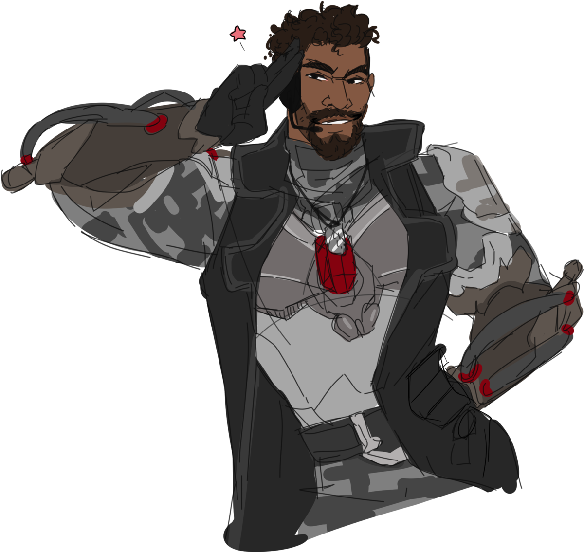Ppl Dont Think It Be Like It Be, But It Do Like To - Overwatch Reaper Soldier 24 Fanart (1280x1273), Png Download
