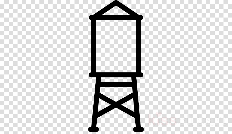 Download Water Tower Outline Clipart Water Tower Clip - Waving Cartoon (900x520), Png Download