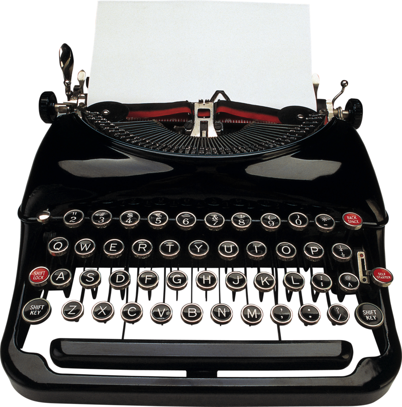 Typewriter Png, Download Png Image With Transparent - Печатная Машинка Png (800x809), Png Download