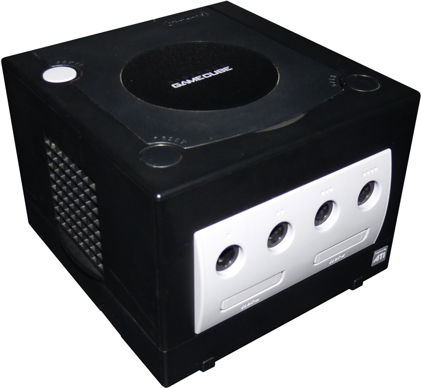 How To Hook Up Your Nintendo Gamecube - Gamecube Black And White Png (900x836), Png Download