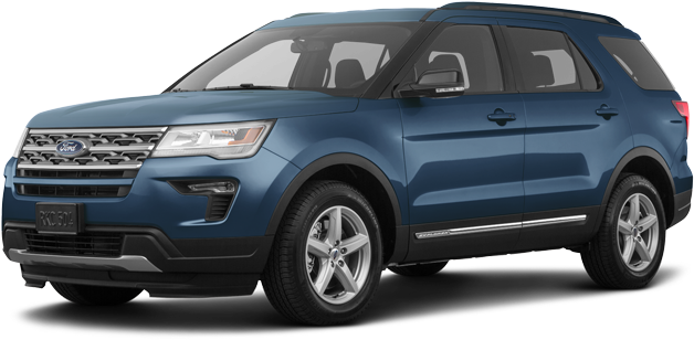 Blue Ford Explorer 2018 (800x400), Png Download