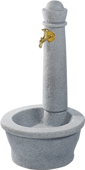 Stone Fountains Roma Lightgranite - Graf Sloupek Na Čerpání Vody Roma Bílý 356101 (1380x720), Png Download