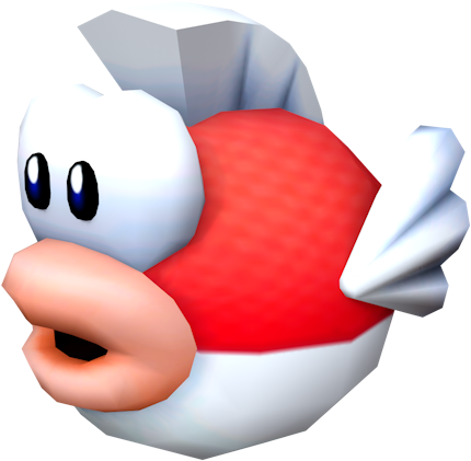 Download Zip Archive - Mario Kart Double Dash Cheep Cheep (750x650), Png Download
