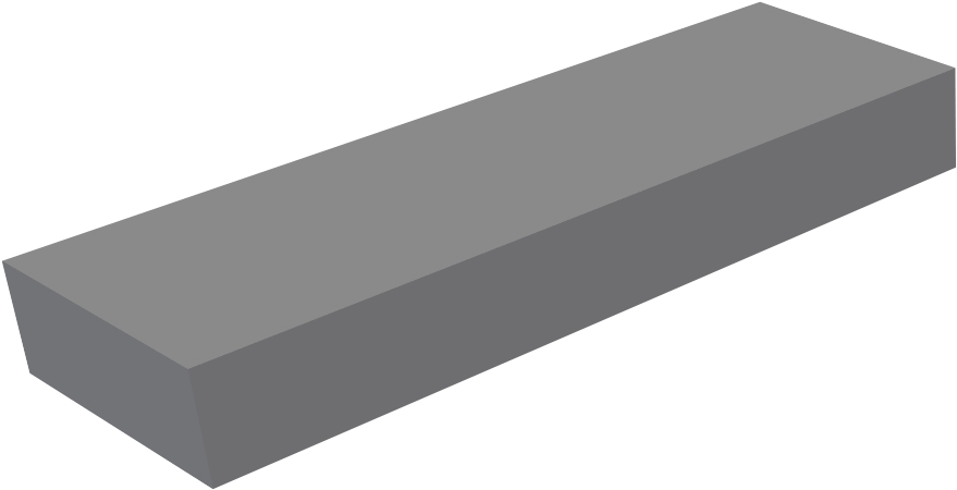 16 X 48 Natural Edge Step - Sharpening Stone (914x491), Png Download