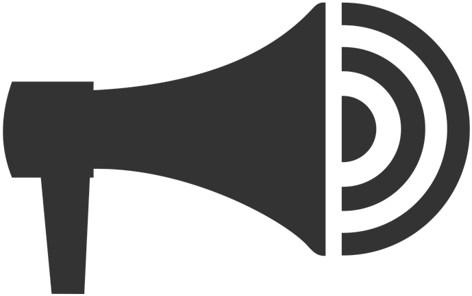 Jpg Royalty Free Download Bullhorn Vector Icon - Transparent Background Loudspeaker Icon (960x480), Png Download