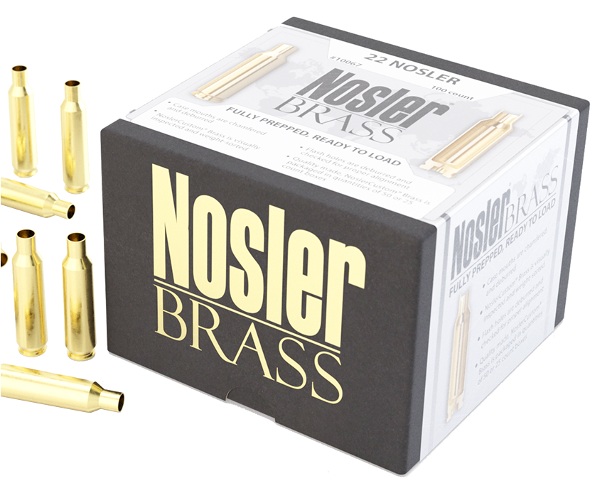 Nos10067 - Nosler, Inc. 10222 Nosler 33 Nosler Brass - 33 Nosler (860x860), Png Download