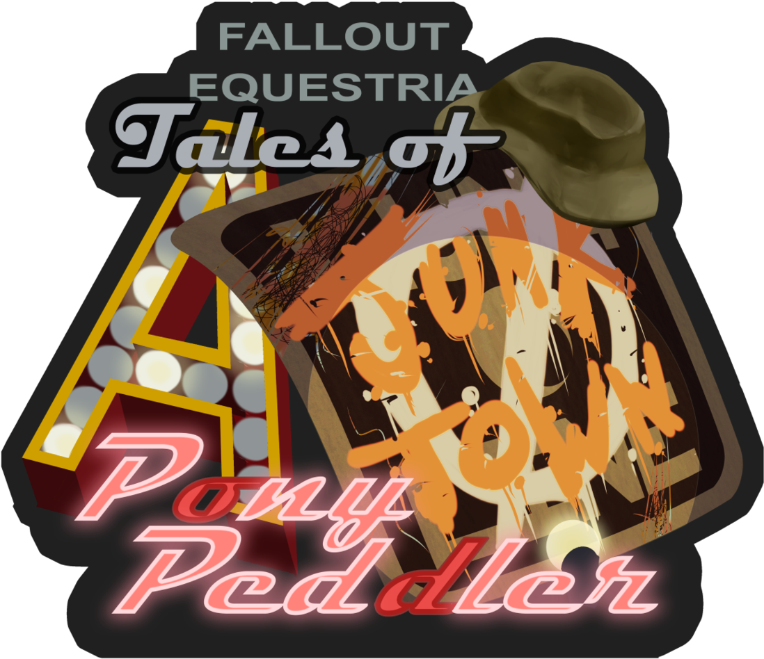 Inlucidreverie, Fallout Equestria, Logo, Safe, Simple - Sticker (1232x1024), Png Download