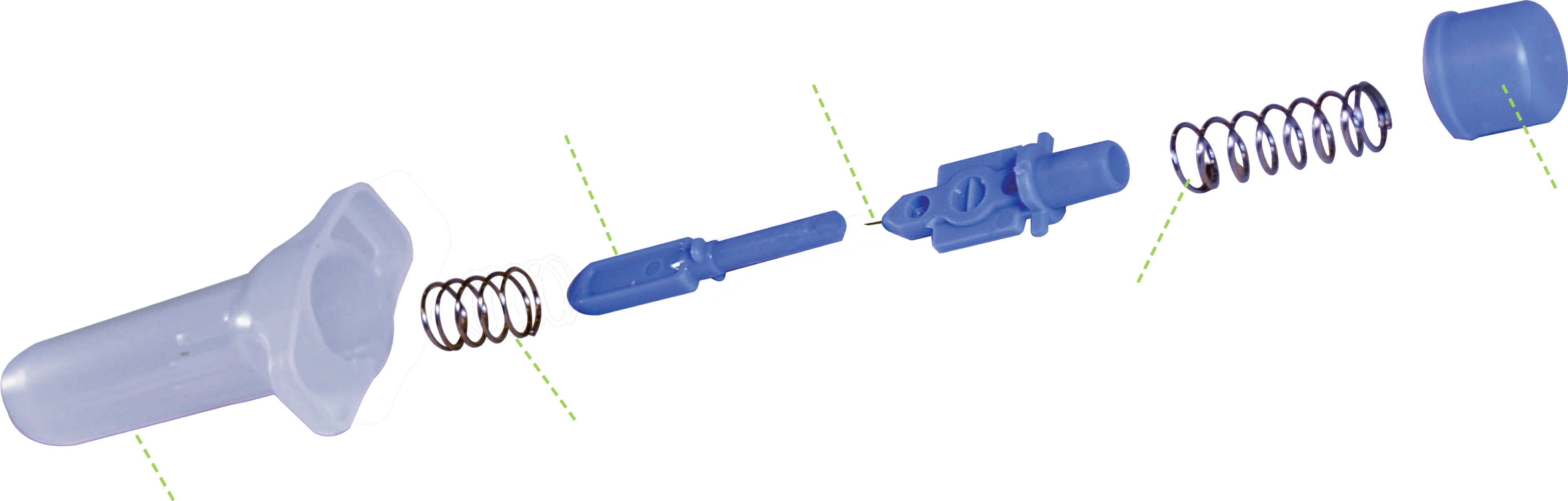 Designed To Mimic A Syringe - Inside A Lancet (3742x1197), Png Download