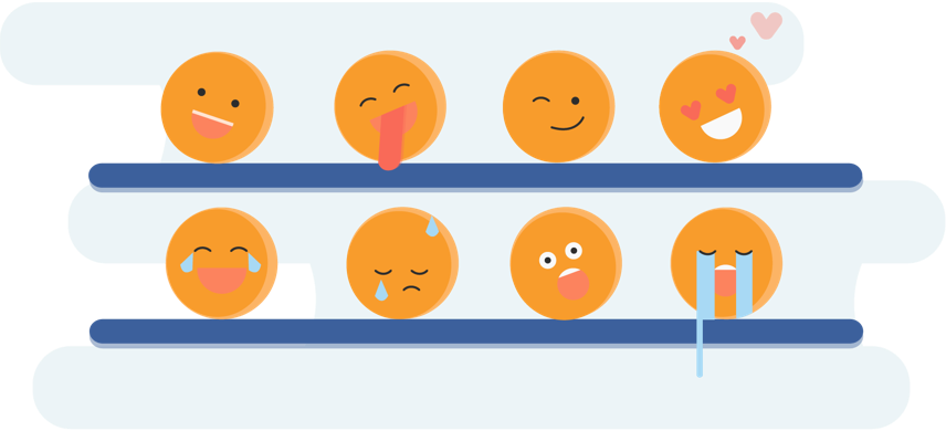 Emojis Add Fun Elements To The Push Messages - Emoji (856x390), Png Download