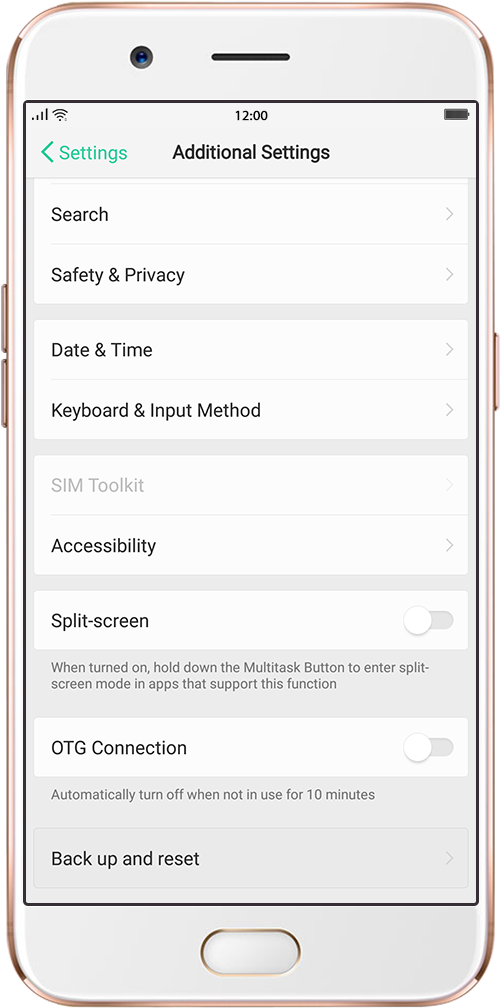 Go To [settings] > [additional Settings] > [back Up - Adobe Illustrator (560x1058), Png Download