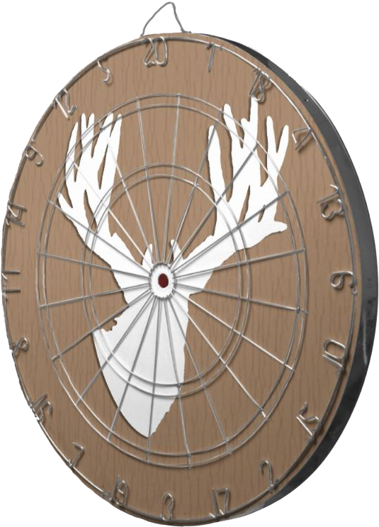 Deer Hunting Dartboard - Perlen-grüne Regelung Sortierte Dartscheibe (816x837), Png Download