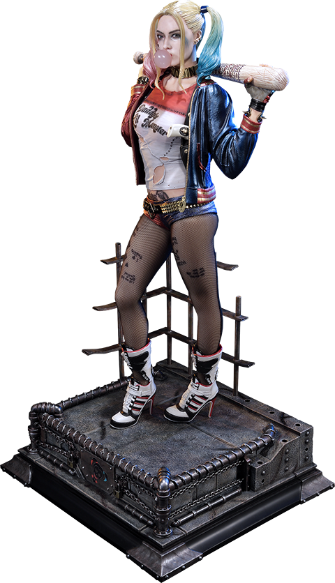 Harley Quinn 1/3 Scale Statue - Harley Quinn Dc Comics Statue (480x836), Png Download