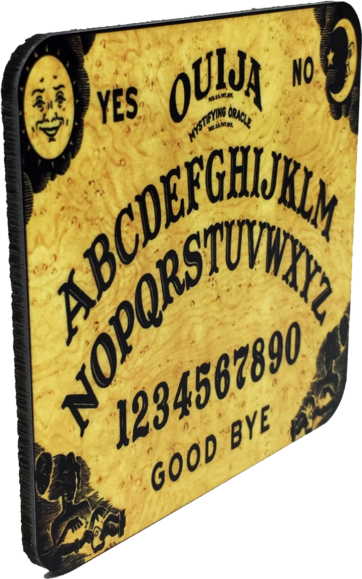 Ouija Board Drink Coaster - Ouija Board Flask D1 8oz Stainless Steel Talking Spirit (1500x1500), Png Download