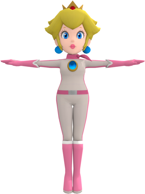 Download Zip Archive - Peach Mario Kart Suit (750x650), Png Download