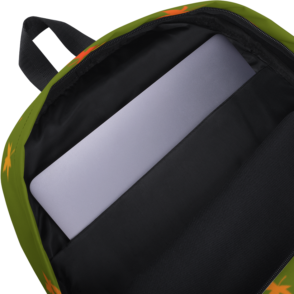 Maple Leaf , Green, Backpack - Backpack (1000x1000), Png Download
